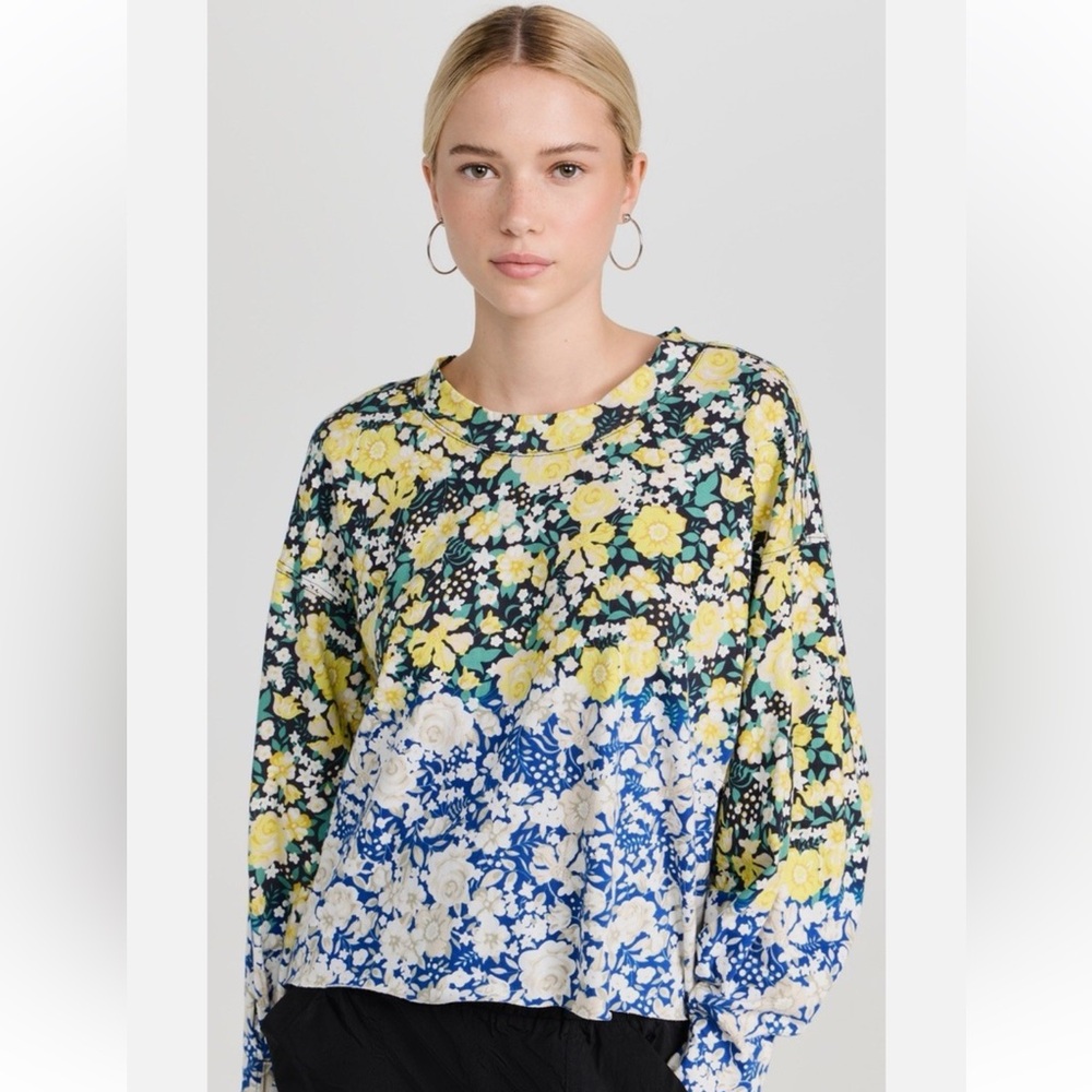 FP Movement by Free People Inspire Floral Long Sleeve Top - Small NWT